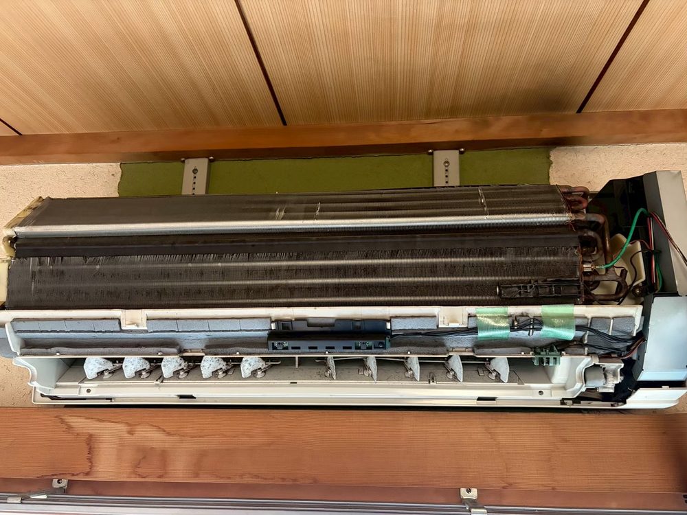 エアコン内部 施工前