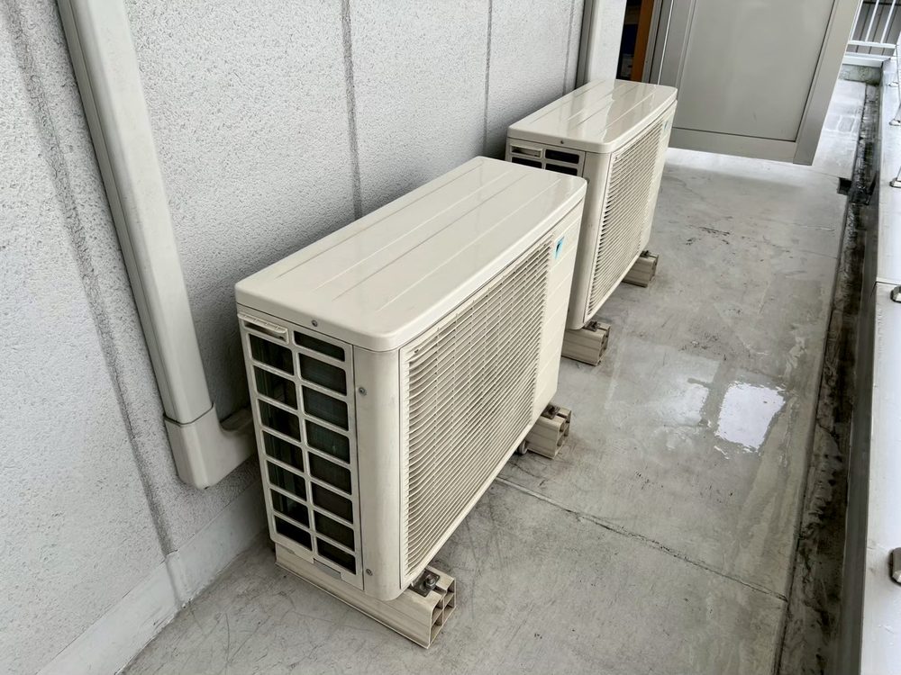 室外機（清掃後）の施工事例