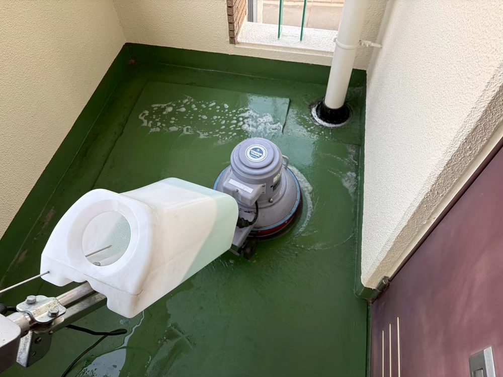 定期清掃の仕上がりの施工事例
