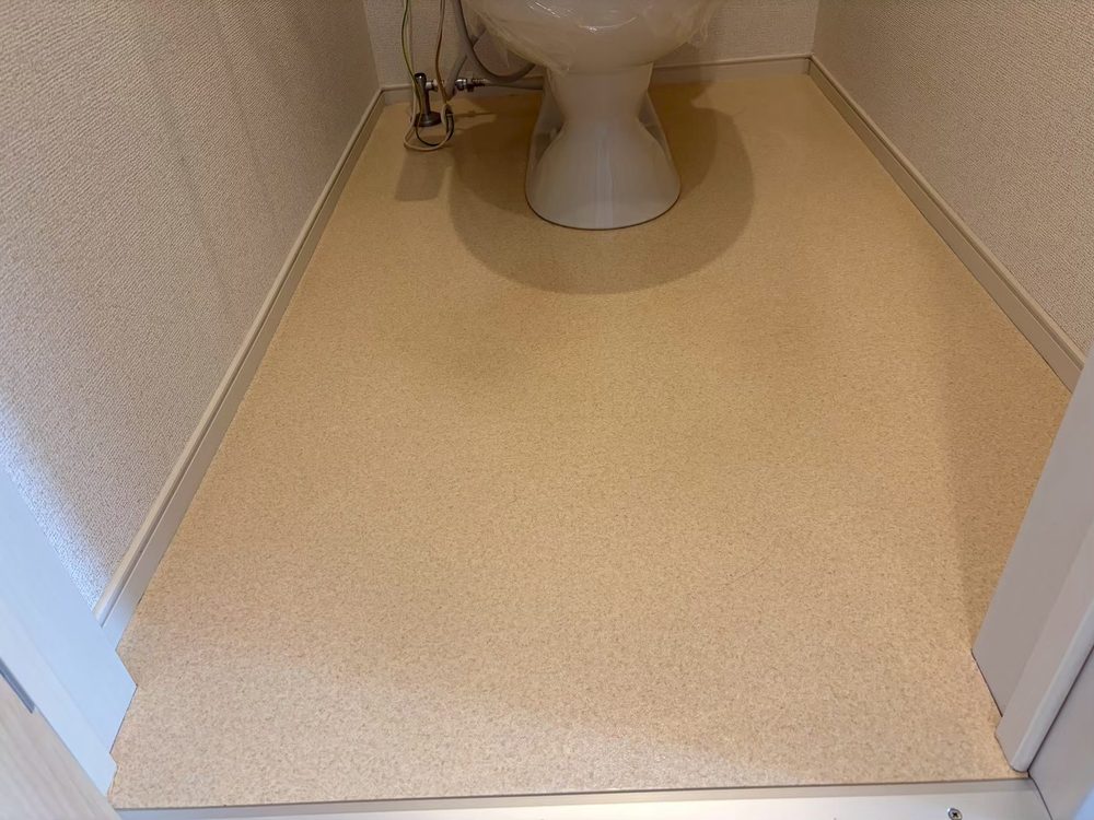 トイレの床の施工事例
